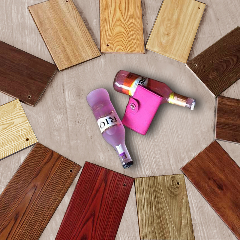 木地板 强化复合地板 11mm 防滑耐磨 仿古手抓纹 多花色